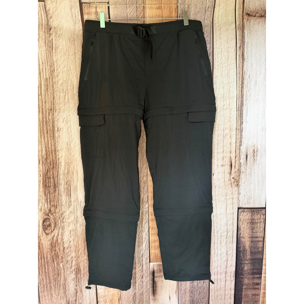 Athleta Pants Trekkie Convertible Hike Cargo Hiking Black Outdoor Tech Size 16